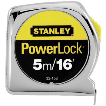Flexómetro nylon powerlock 5M 3/4X16 pies 33-158MX Stanley