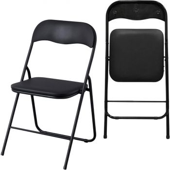 Silla Plegable Negra 