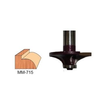 Broca para router corte redondeado 2 Pulg mm-715 Brocar