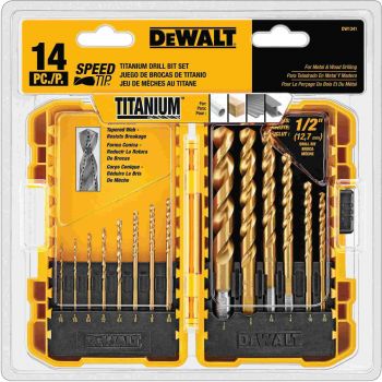 Juego de brocas Titanium 14 Pz DW1341 DeWalt Accesorios