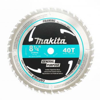 Sierra para madera 8-1/4 Pulg 40 dientes D31728 Makita