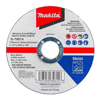 Disco Corte De Metal 4 1/2" D-79974 Makita