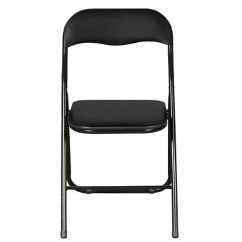 Silla Acojinada Plegable Negra GardenLife