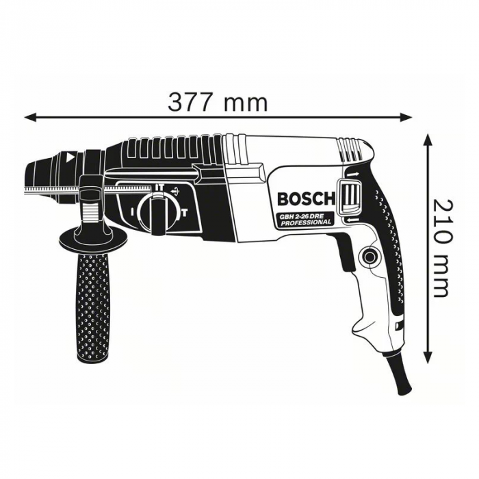 Martillo demoledor bosch velocidad variable 800 w