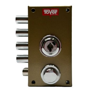 Cerradura de sobreponer estrecha 701 Izquierda Tover
