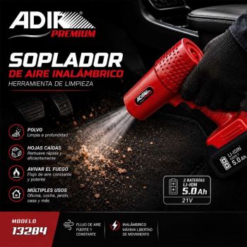 Sopladora Tipo Pistola 21V 13284 Adir