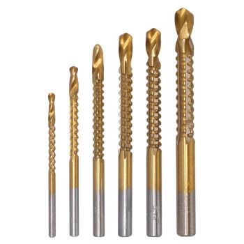Set de 6 brocas helicoidales 3611 Tulplus 