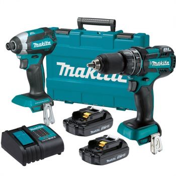Combo Rotomartillo DH483 y  Atornillador DT155 18V DLX2221YX1 Makita