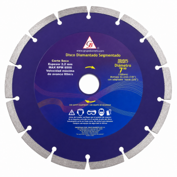 Disco Diamantado Rin Segmentado 7" DSGB-7 GB