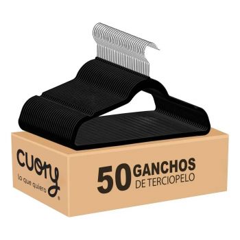 Ganchos Terciopelo 50 Pzs CUOH-GA3 Cuory